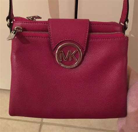 michael kors maroon crossbody